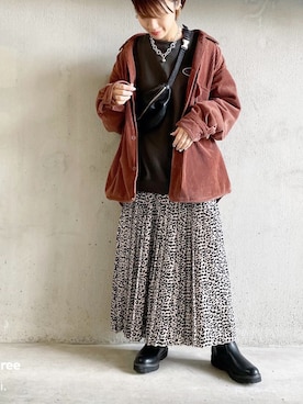 noriさん（レディース・159cm）の冬コーディネート