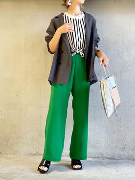 noriさん（レディース・159cm）の夏コーディネート