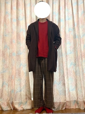 「アイテム（チェスターコート）」を使った、こうさん（メンズ・172cm・10代）の冬コーディネート