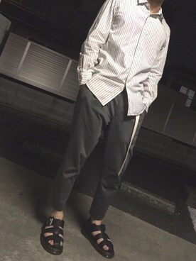 かわぶちさん（メンズ・168cm）の春コーディネート