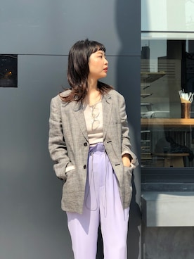 nanoPR takasakiさん（レディース・155cm）の春コーディネート