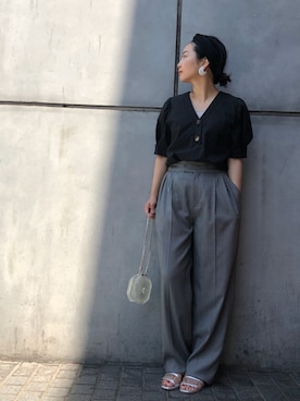 「PVC」｜nanoPR takasakiさん（レディース・155cm）の夏コーディネート