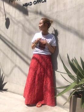 「PERSON'S（パーソンズ）のアイテム」を使った、nanoPR takasakiさん（レディース・155cm）の春コーディネート