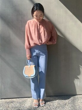 nanoPR takasakiさん（レディース・155cm）の夏コーディネート