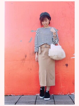 Yuki さん（レディース・157cm）の秋コーディネート