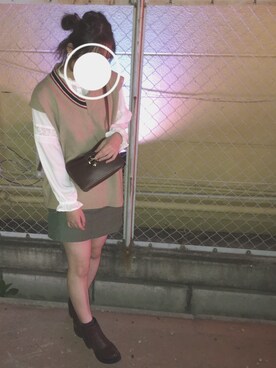 「ADAM ET ROPE'（アダムエロペ）のクロスボディーバッグ（ショルダーバッグ）」を使った、# Yさん（レディース・158cm）の秋コーディネート