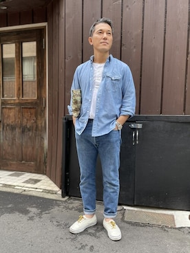 Penguin by Munsingwearさん（メンズ・168cm）の夏コーディネート