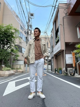 Penguin by Munsingwearさん（メンズ・168cm）の夏コーディネート