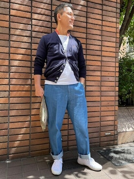 Penguin by Munsingwearさん（メンズ・168cm）の夏コーディネート