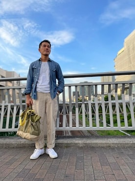 Penguin by Munsingwearさん（メンズ・168cm）の夏コーディネート