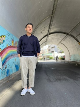 Penguin by Munsingwearさん（メンズ・168cm）の秋コーディネート