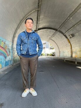 Penguin by Munsingwearさん（メンズ・168cm）の秋コーディネート