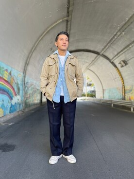 Penguin by Munsingwearさん（メンズ・168cm）の秋コーディネート