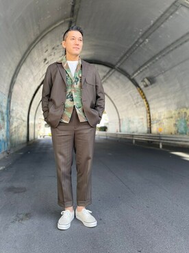 Penguin by Munsingwearさん（メンズ・168cm）の秋コーディネート