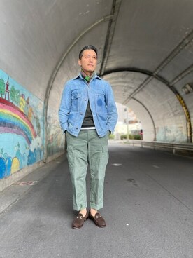 Penguin by Munsingwearさん（メンズ・168cm）の秋コーディネート