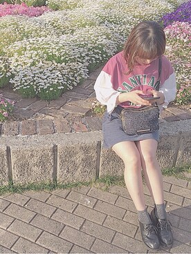 「chico_（チコ）のアイテム（スカート）」を使った、fukiさん（レディース・150cm）の秋コーディネート