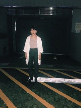 「chico_（チコ）のアイテム（キャミソール）」を使った、fukiさん（レディース・150cm）の春コーディネート