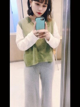 「chico_（チコ）のアイテム（パンツ）」を使った、fukiさん（レディース・150cm）の春コーディネート