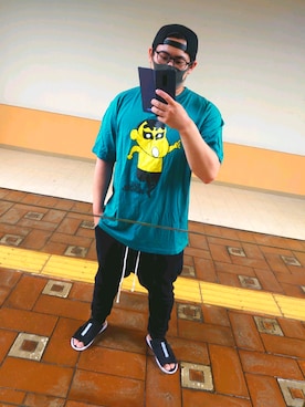 「SAY!（セイ）のアイテム」を使った、裕希さん（メンズ・170cm）の夏コーディネート