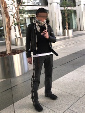 「ripvanwinkle（リップヴァンウィンクル）のアイテム」を使った、nouvelle Ark  樋口蒼馬さん（メンズ・177cm）の冬コーディネート