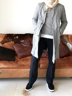 nouvelle Ark  樋口蒼馬さん（メンズ・177cm）の冬コーディネート