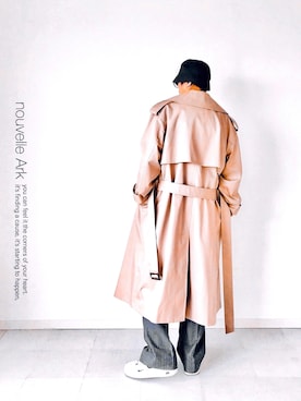 ロングトレンチコート のメンズ人気ファッションコーディネート Wear