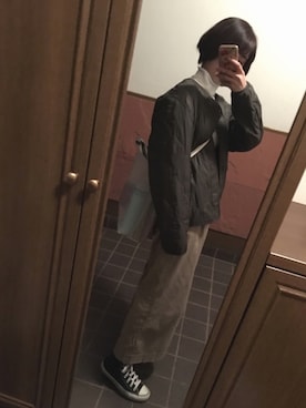 「アイラブCONVERSE」｜さつきさん（レディース・162cm）の秋コーディネート