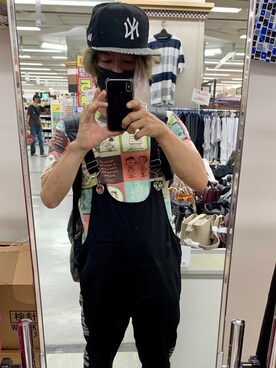 「仕事コーデ」｜「アイテム（オールインワン・サロペット）」を使った、kou198402さん（メンズ・160cm）の夏コーディネート