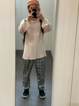 「URBAN RESEARCH Sonny Label（アーバンリサーチサニーレーベル）のアイテム（スラックス）」を使った、kou198402さん（メンズ・160cm）の秋コーディネート