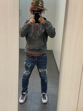「HYDROGEN（ハイドロゲン）のアイテム」を使った、kou198402さん（メンズ・160cm）の秋コーディネート