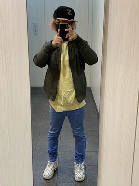 「Lee（リー）のアイテム（その他パンツ）」を使った、kou198402さん（メンズ・160cm）の秋コーディネート