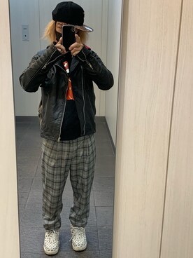 「URBAN RESEARCH Sonny Label（アーバンリサーチサニーレーベル）のアイテム（スウェットパンツ）」を使った、kou198402さん（メンズ・160cm）の冬コーディネート