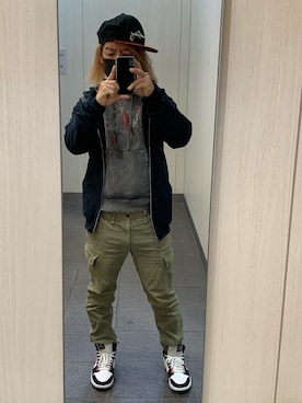 「HYDROGEN（ハイドロゲン）のアイテム」を使った、kou198402さん（メンズ・160cm）の春コーディネート
