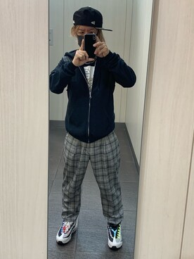 「URBAN RESEARCH Sonny Label（アーバンリサーチサニーレーベル）のアイテム（スラックス）」を使った、kou198402さん（メンズ・160cm）の春コーディネート