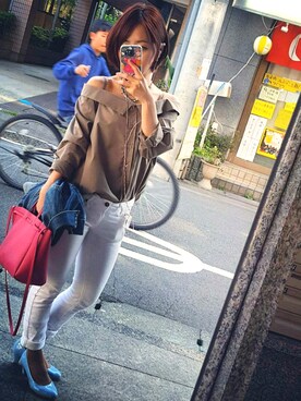 「COLORS（カラーズ）のアイテム」を使った、なつみんさん（レディース・149cm）の春コーディネート