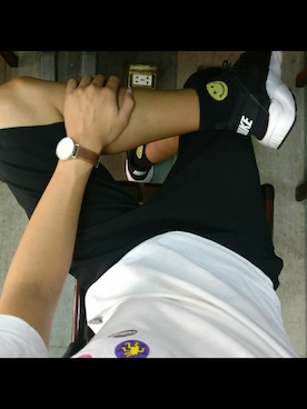 「UNIQUE（ユニーク）のアイテム」を使った、等于C平方さん（メンズ・180cm）の秋コーディネート