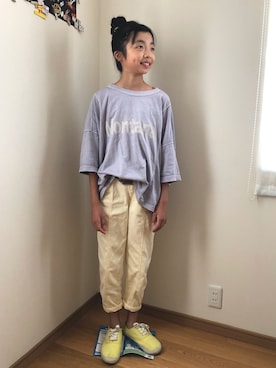 「アイテム（パンツ）」を使った、YURAさん（キッズ・146cm・10代）の夏コーディネート