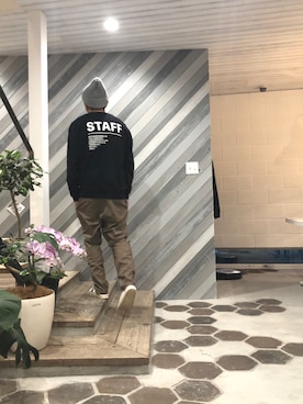 「SHARE PARK（シェアパーク）のアイテム」を使った、YAYAIKEMEN / ややイケメンさん（メンズ・172cm）の冬コーディネート