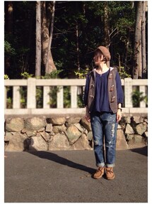 Samansa Mos2 | 古着のニットベスト(ベスト)