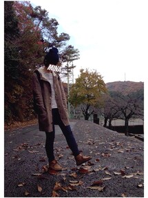 CUBE SUGAR | 茶色のロングカーデ(カーディガン/ボレロ)