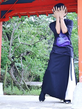 「HOMEMADEのアイテム」を使った、yasuさん（メンズ・174cm）の夏コーディネート