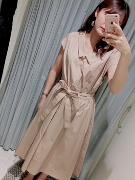 「アイテム（ワンピース/ドレス）」を使った、ゆーんさん（レディース・161cm・10代）の夏コーディネート