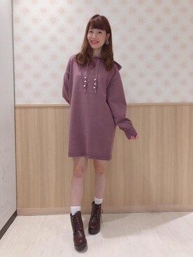 マジェスティックレゴンルミネ大宮店スタッフさん（レディース・157cm）の秋コーディネート