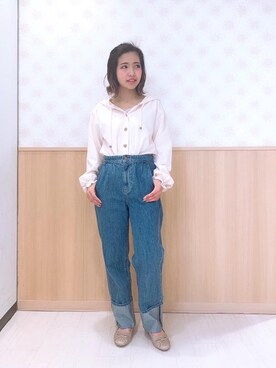 「amelier MAJESTIC LEGON（アメリエルマジェスティックレゴン）のアイテム」を使った、マジェスティックレゴンルミネ大宮店スタッフさん（レディース・153cm）の冬コーディネート