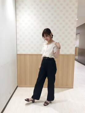 マジェスティックレゴンルミネ大宮店スタッフさん（レディース・158cm）の夏コーディネート