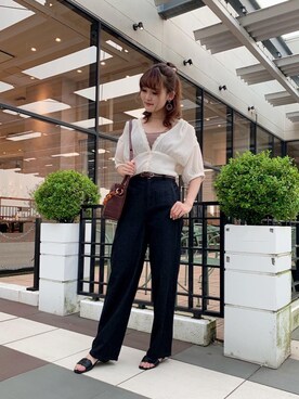 マジェスティックレゴンルミネ大宮店スタッフさん(レディース・160cm)の夏コーディネート