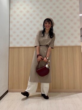 マジェスティックレゴンルミネ大宮店スタッフさん（レディース・154cm）の秋コーディネート