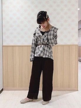 マジェスティックレゴンルミネ大宮店スタッフさん（レディース・158cm）の秋コーディネート