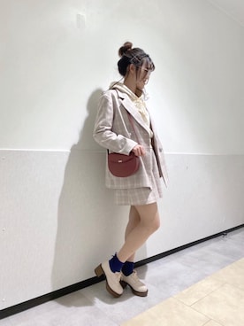マジェスティックレゴンルミネ大宮店スタッフさん（レディース・159cm）の冬コーディネート