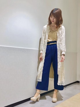 マジェスティックレゴンルミネ大宮店スタッフさん(レディース・164cm)の春コーディネート